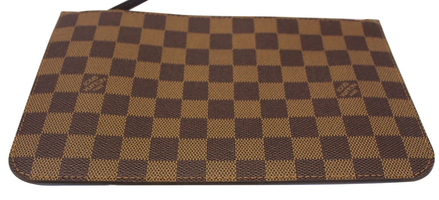 LOUIS VUITTON Damier Ebene Pouch For Neverfull MM