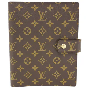 LOUIS VUITTON Monogram Canvas Agenda GM Planner