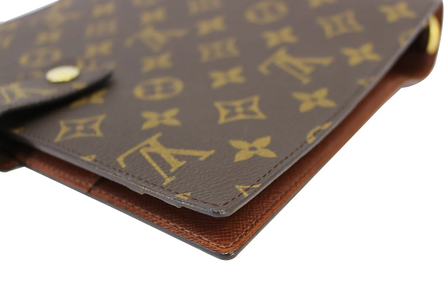 LOUIS VUITTON Monogram Canvas Agenda GM Planner