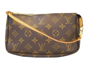 LOUIS VUITTON Monogram Canvas Pochette Accessoires Handbag