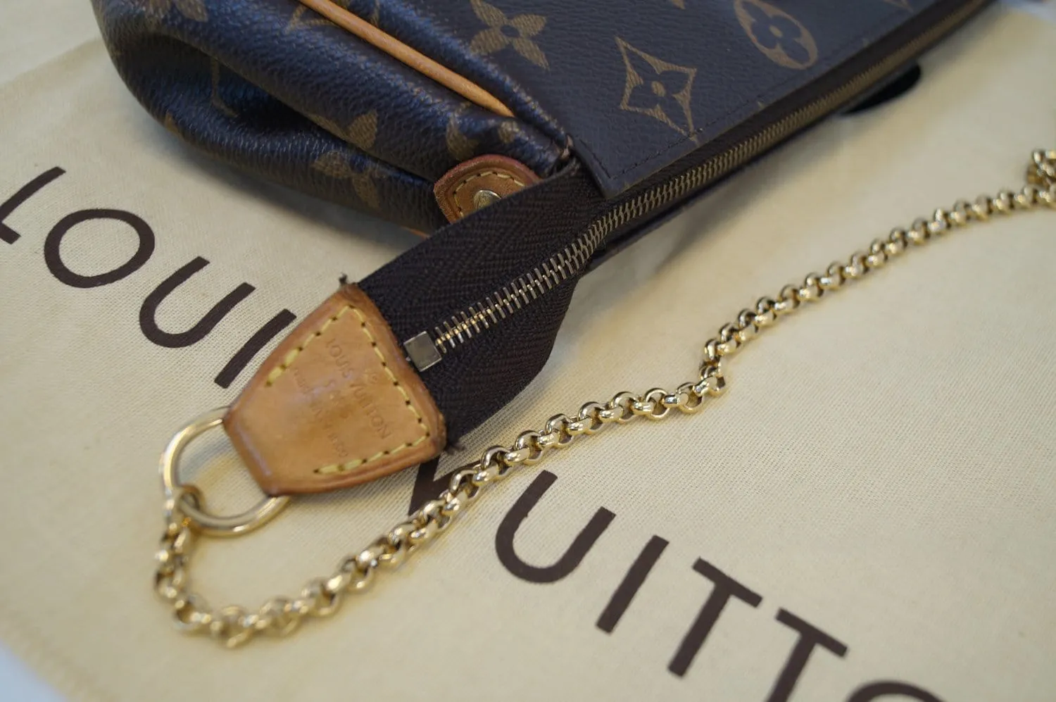 LOUIS VUITTON Monogram Eva Accessories Pouch