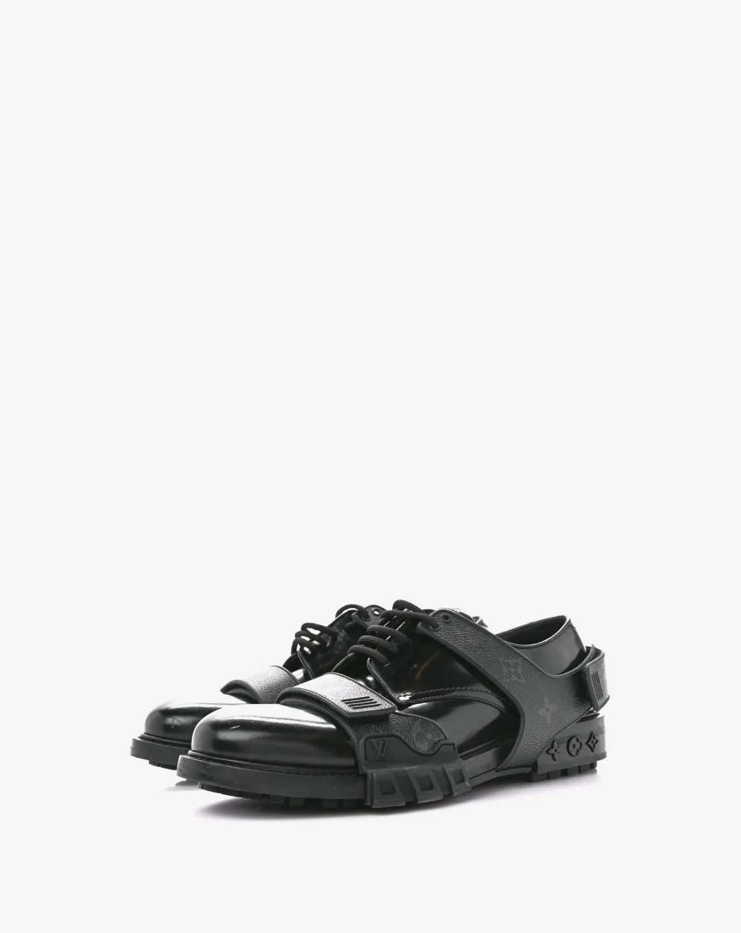 Louis Vuitton Monogram Men’s Derby Harness Shoes