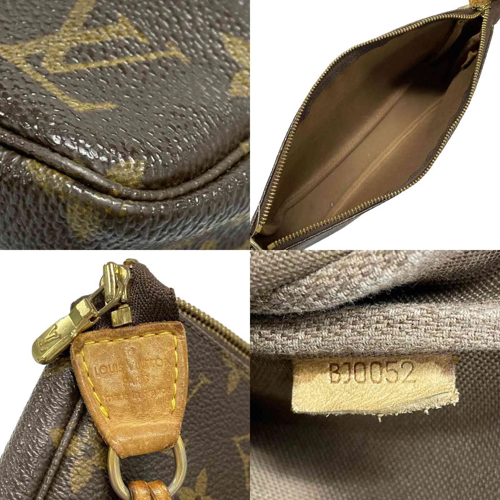 LOUIS VUITTON Monogram Pochette Accessories  BJ0052