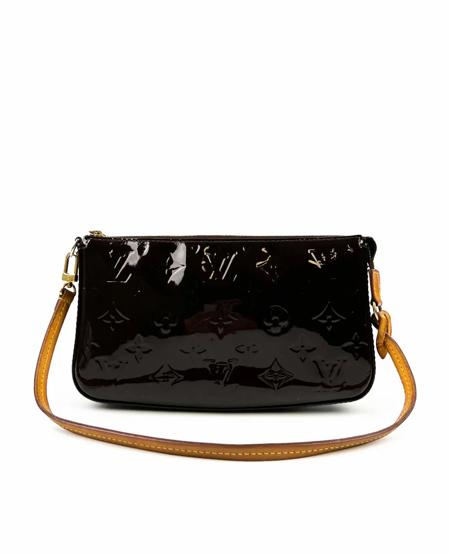 Louis Vuitton Pochette Accessories Vernis Amarante