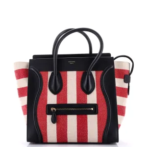 Luggage Bag Woven Cotton Mini