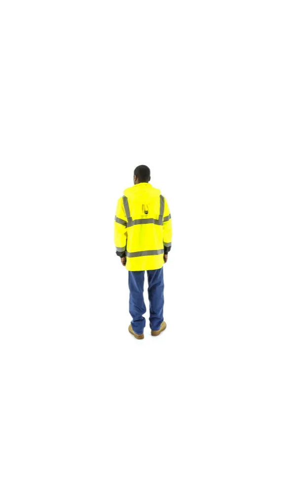 Majestic 75-1307 Hi-Vis Waterproof Parka With Multiple Layering Options ANSI 3 R