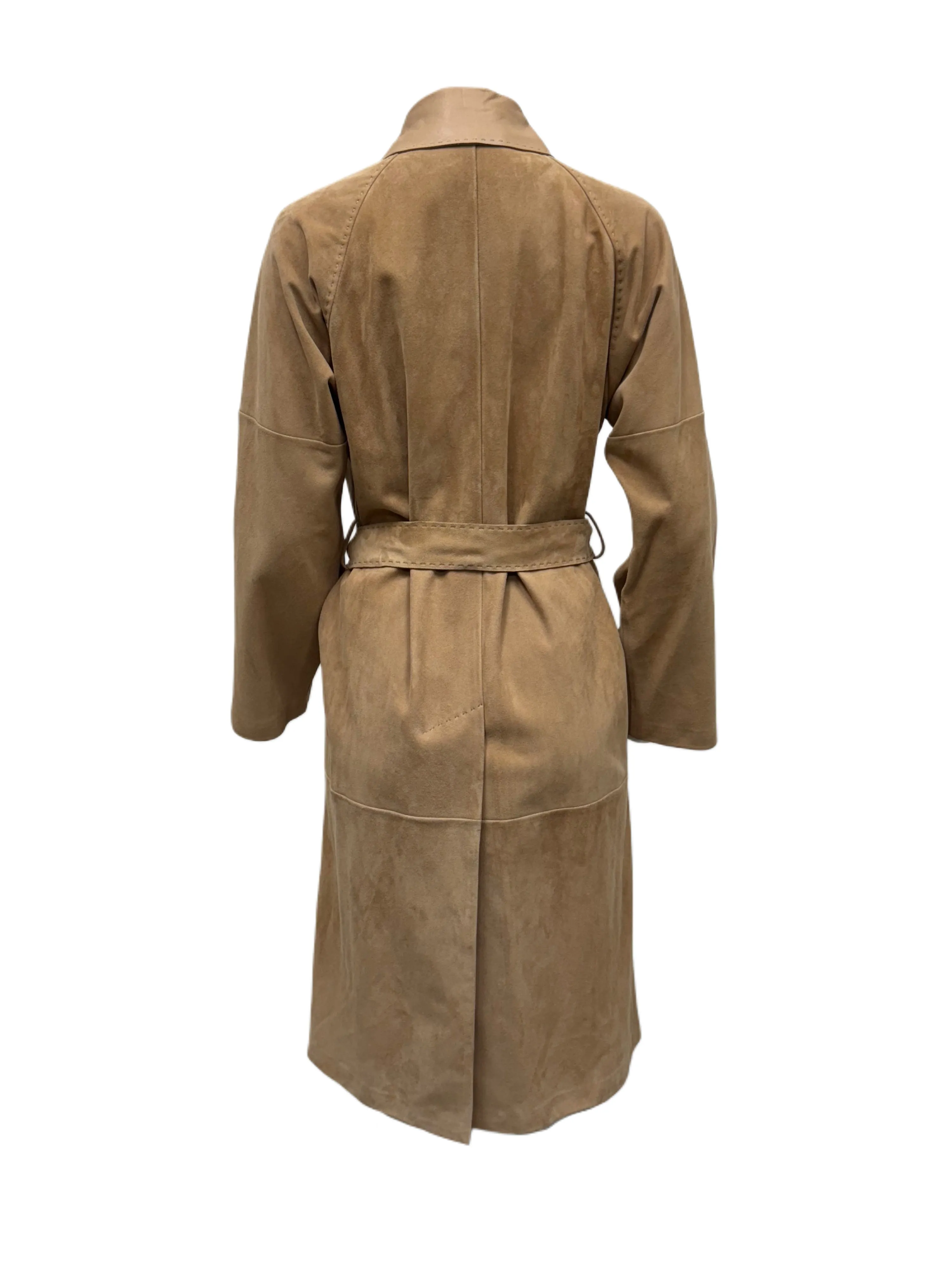 Max Mara Women's Brown Fabiana Button Closure Coat NWT