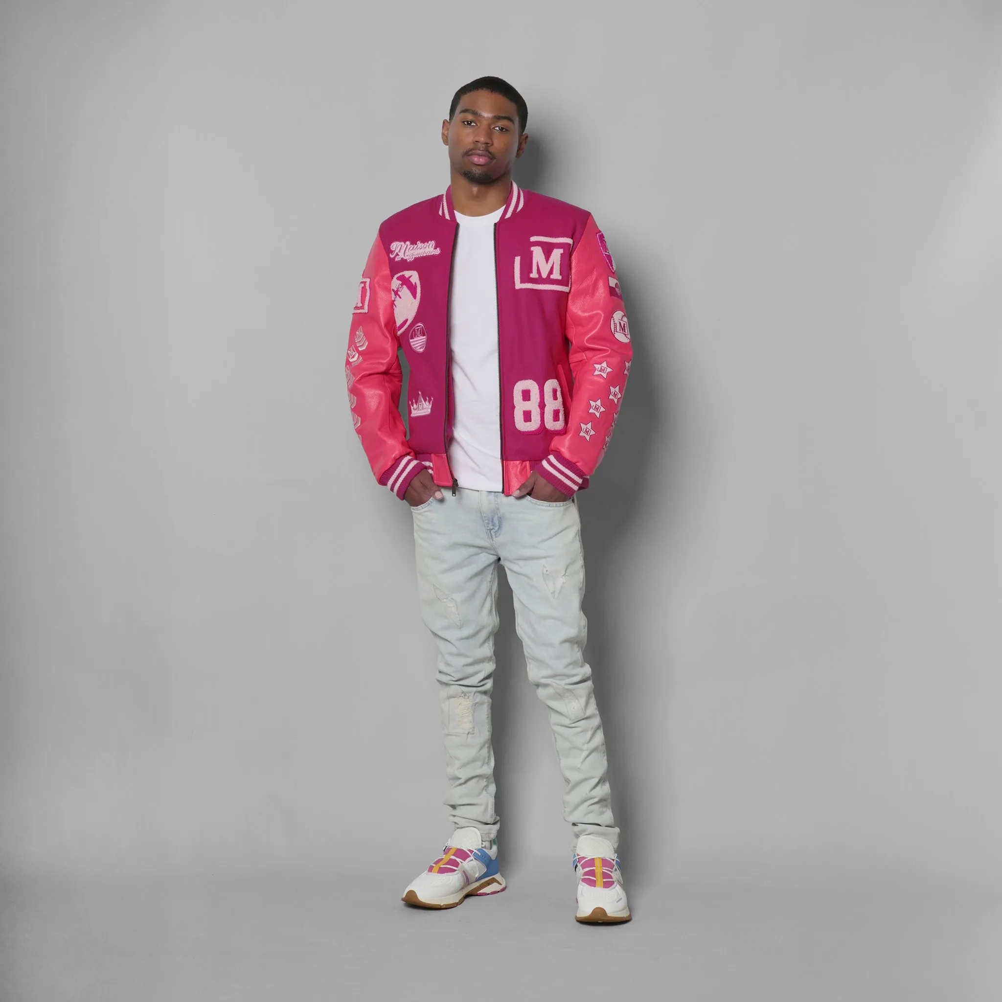 MDB Brand Men's Letterman Jacket