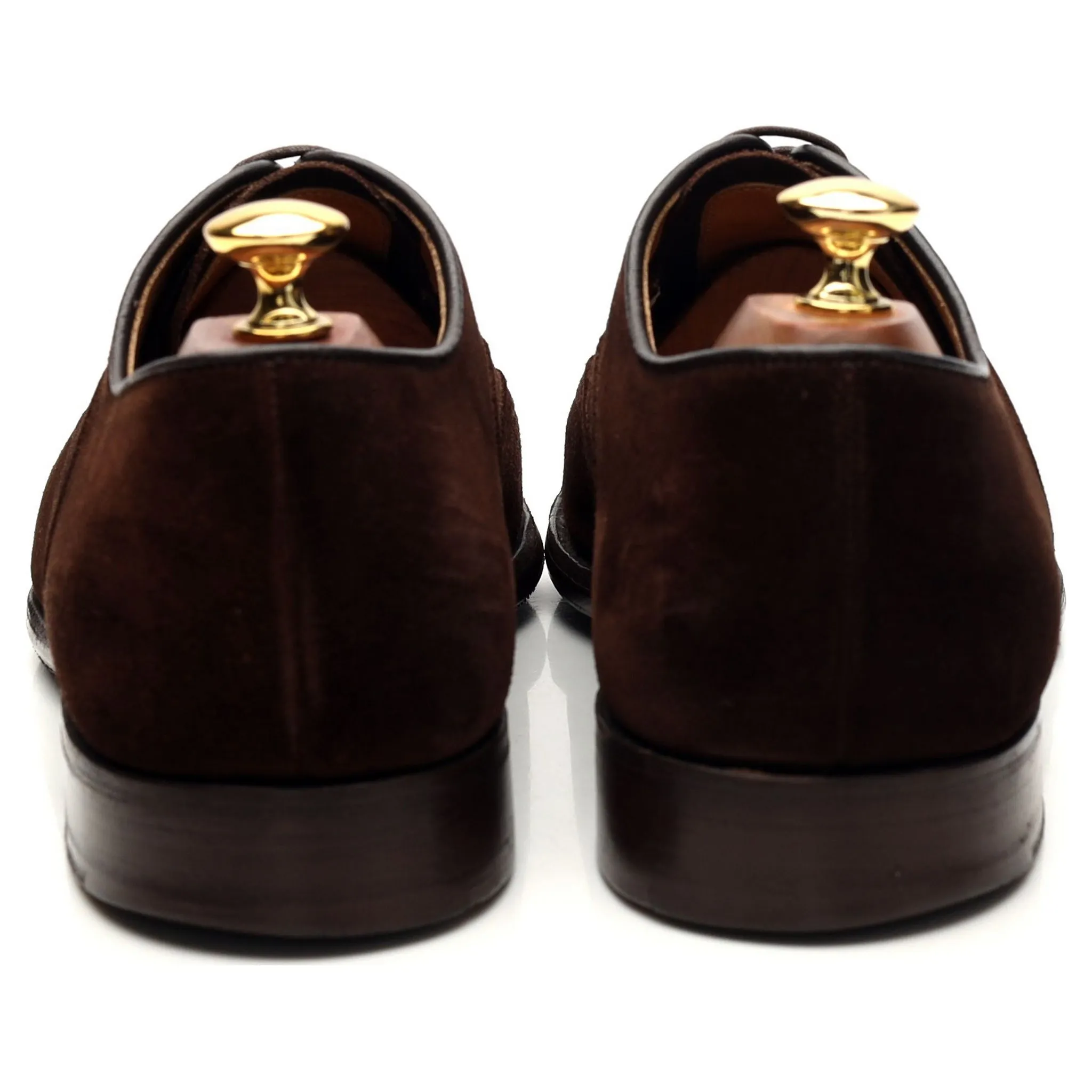 'Measham' Dark Brown Suede Oxford Brogue UK 9 F