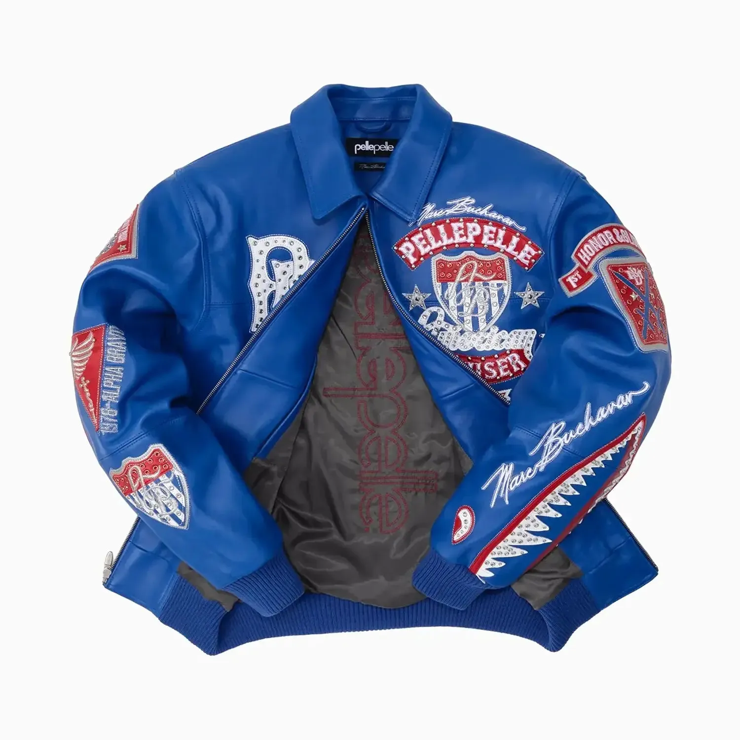 Men's American Bruiser Plush Leather Jacket
