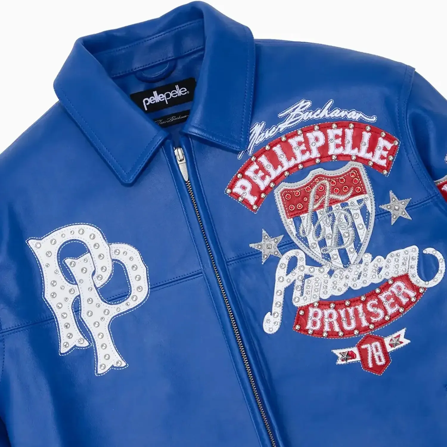 Men's American Bruiser Plush Leather Jacket
