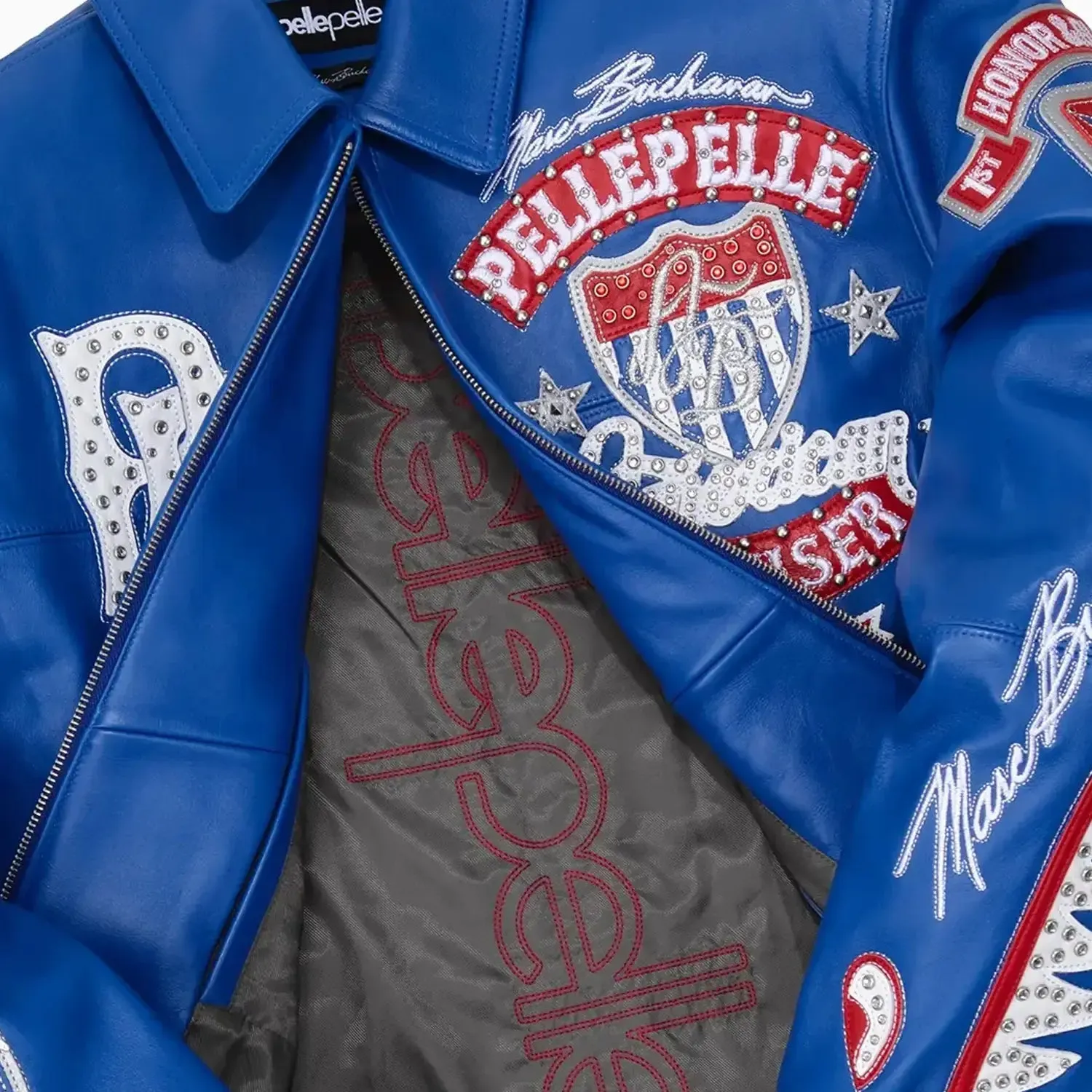 Men's American Bruiser Plush Leather Jacket