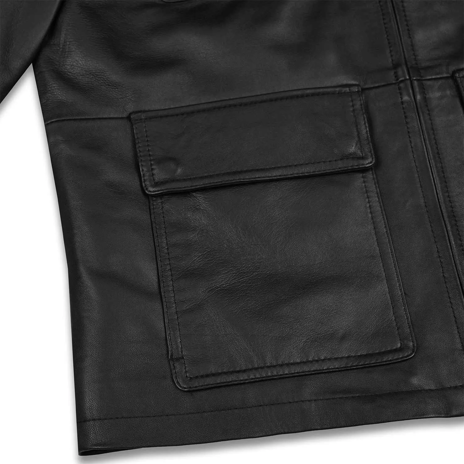 Men’s Black Leather Elegant Jacket