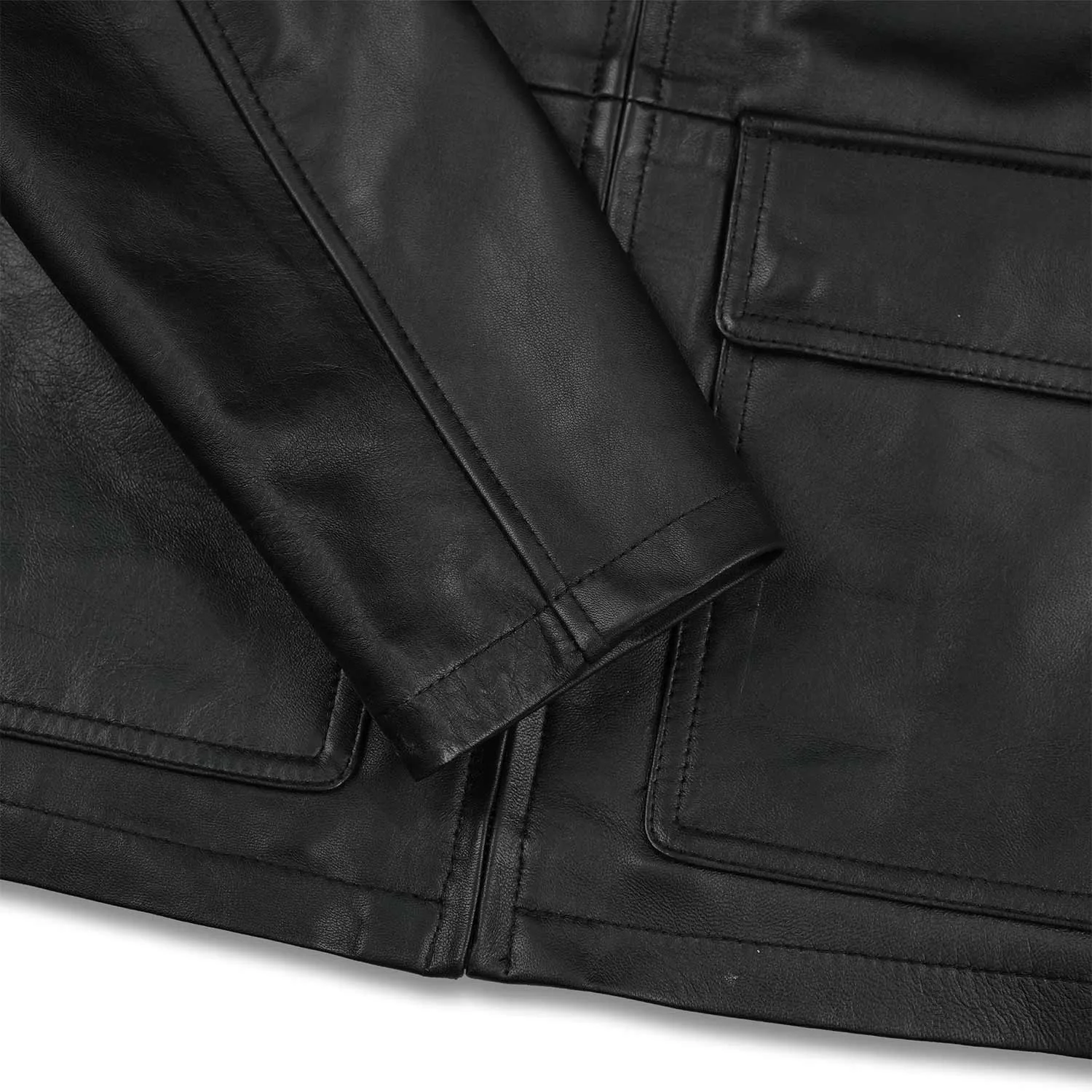 Men’s Black Leather Elegant Jacket