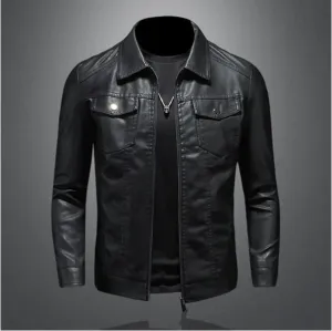 Men's Calvin Vintage Leather Jacket