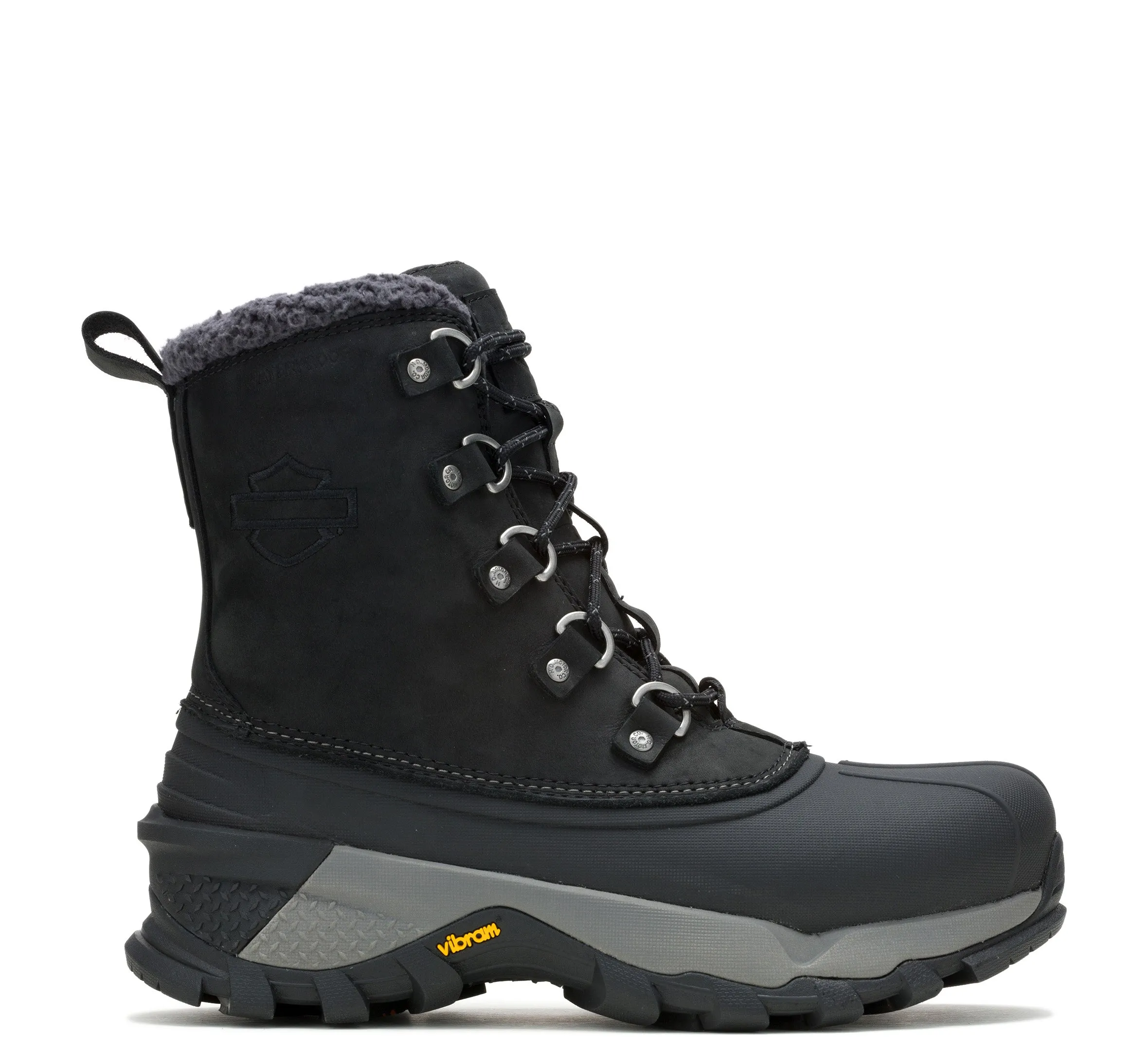 Men's Cold Weather Warm Casual Boot - Black