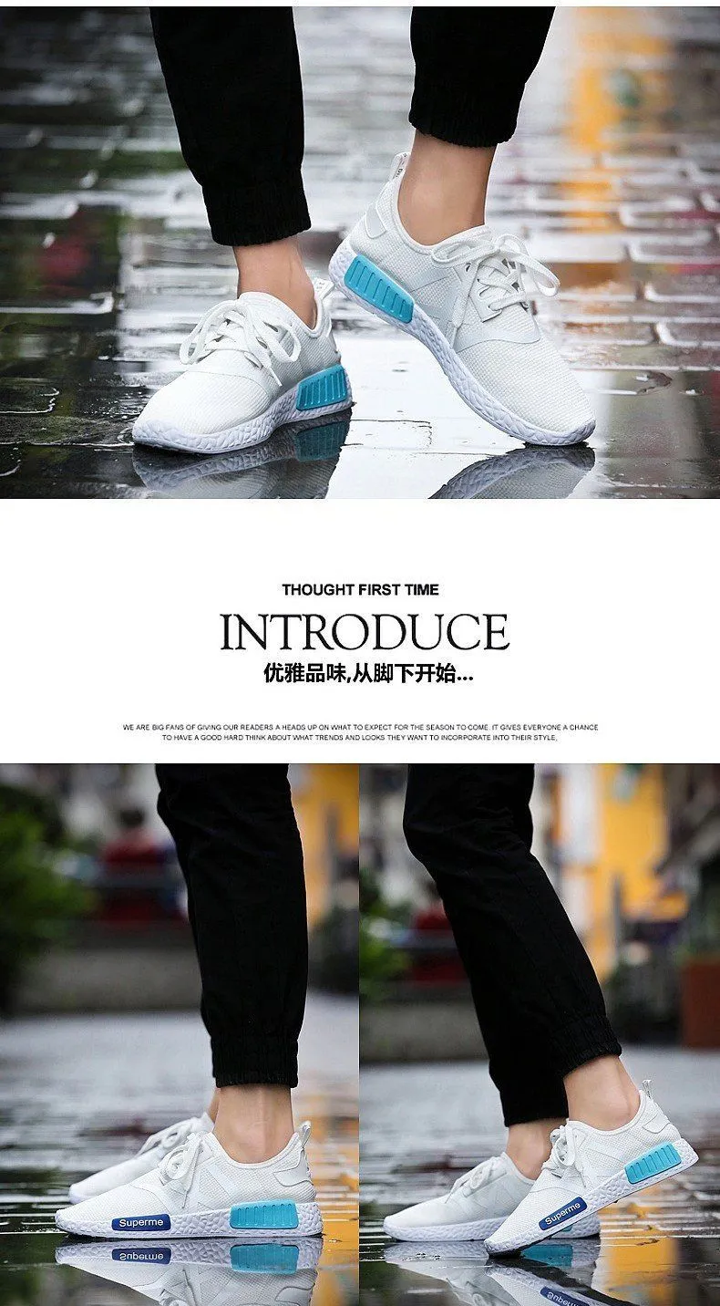 Men's Fashion Low Top Lace Up