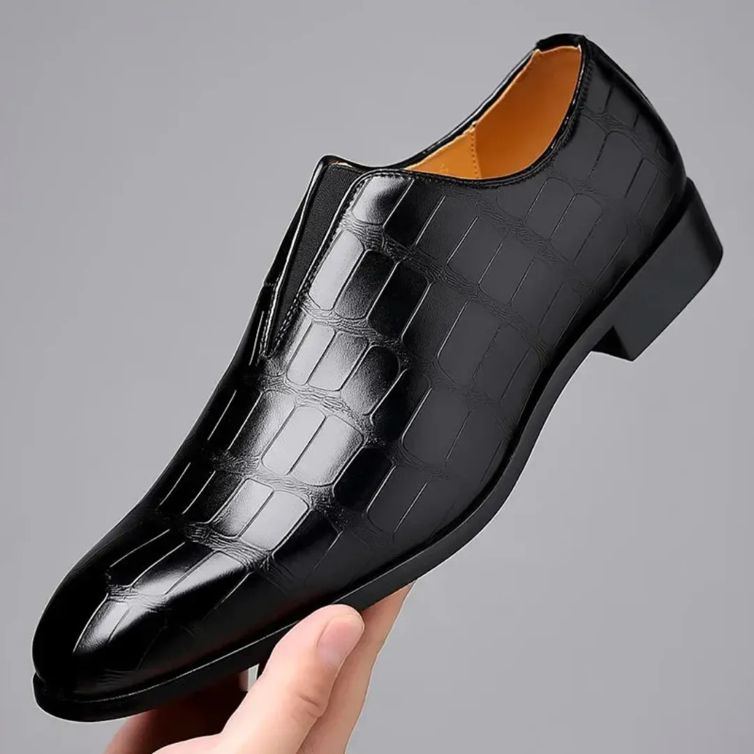 Men's Formal Waterproof Slip On Shoes | Oxford