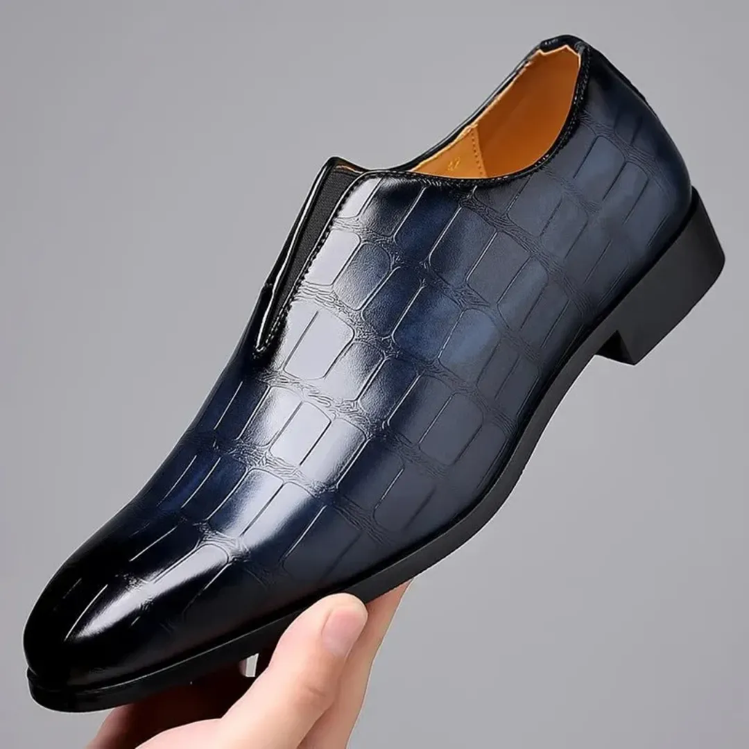 Men's Formal Waterproof Slip On Shoes | Oxford