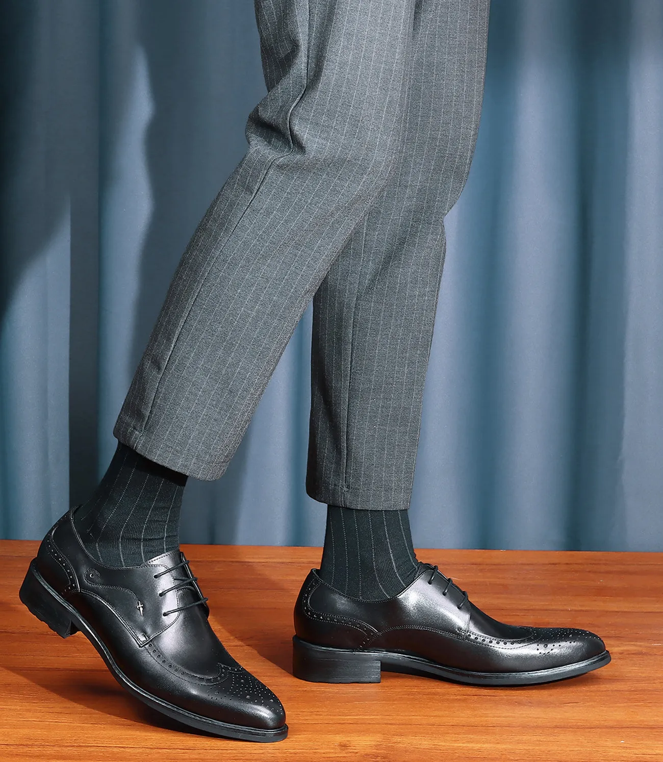Men's Lace-up Brogues Leather Derby