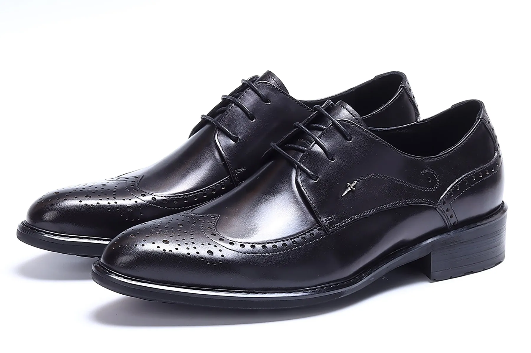 Men's Lace-up Brogues Leather Derby