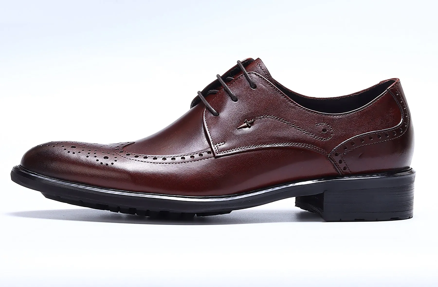 Men's Lace-up Brogues Leather Derby