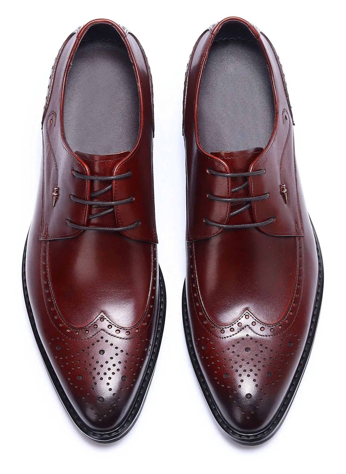 Men's Lace-up Brogues Leather Derby