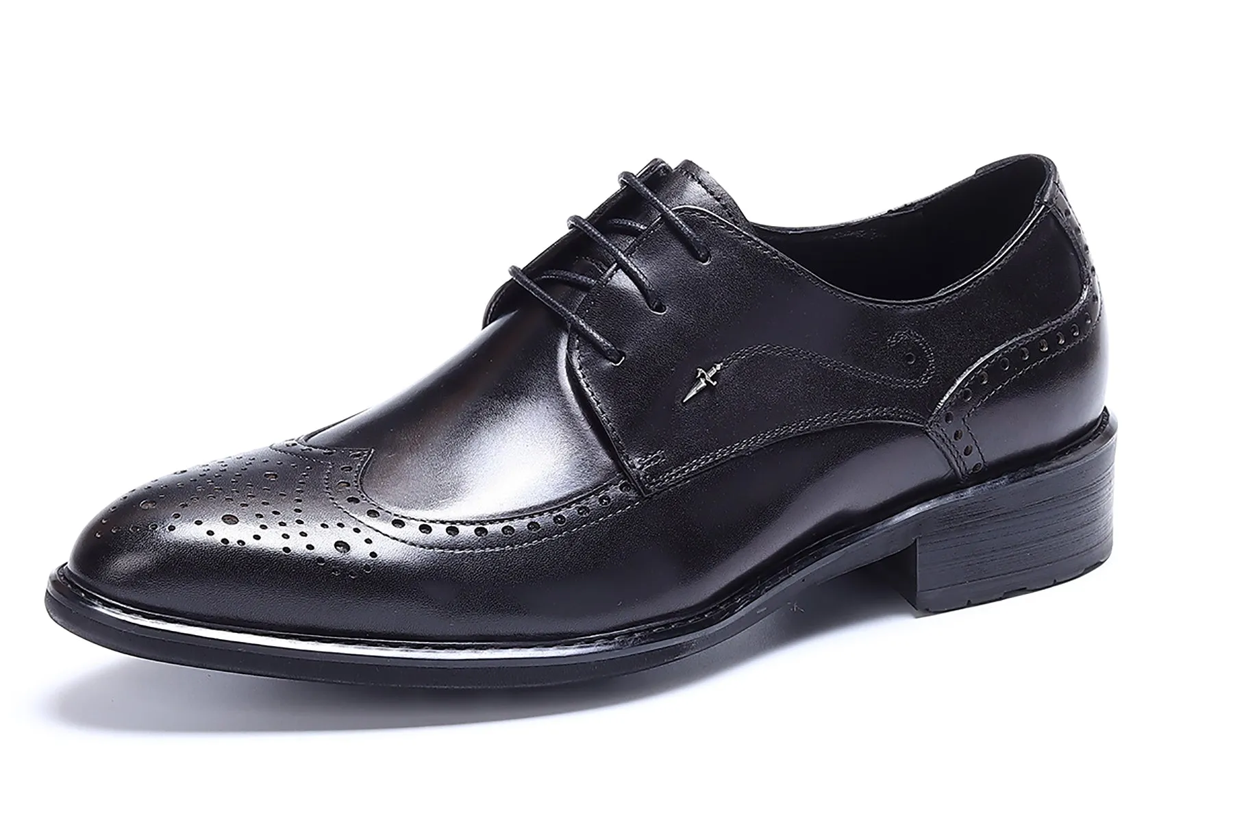 Men's Lace-up Brogues Leather Derby