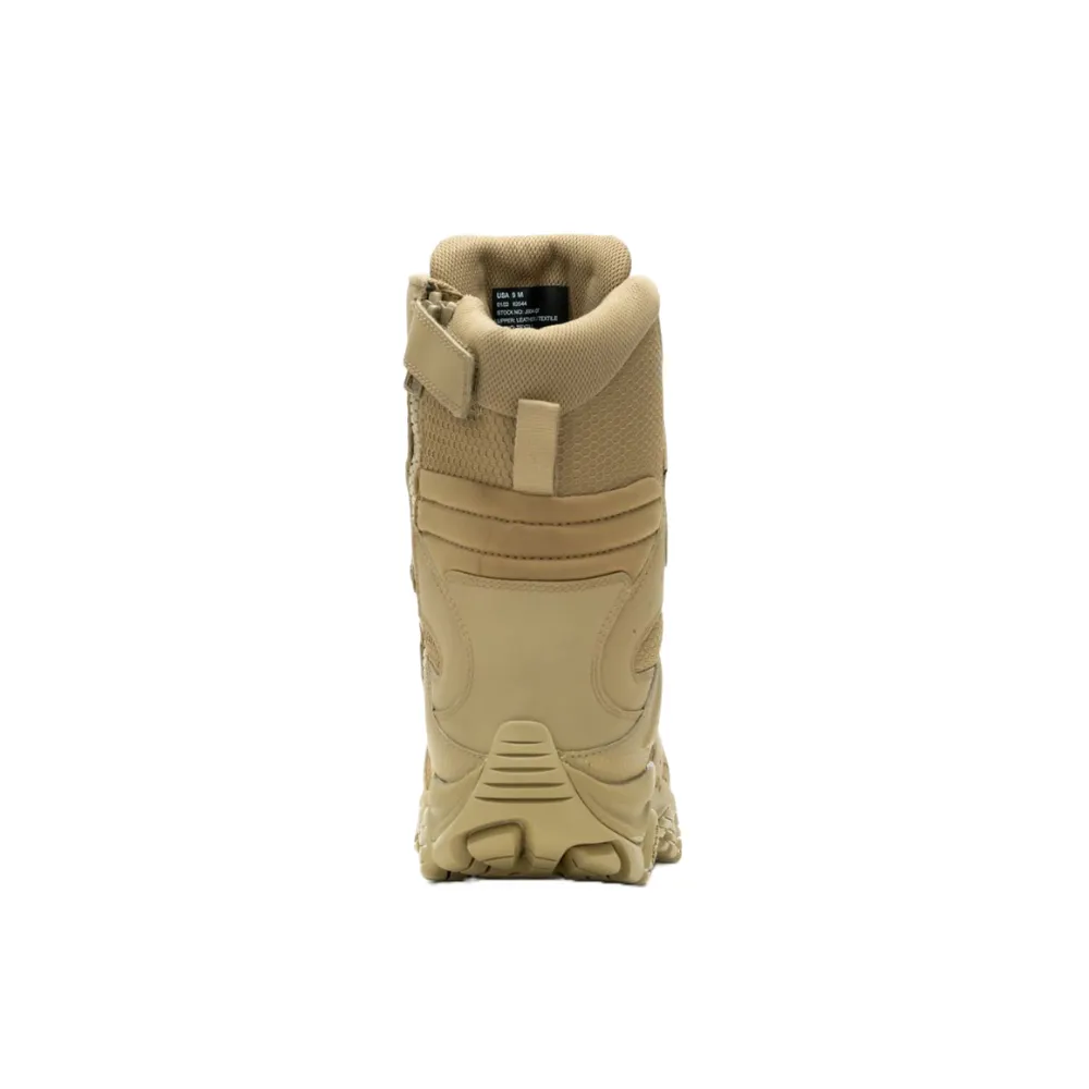 Merrell Men's Moab 3 8" Tactical Zip Waterproof Boot - Coyote