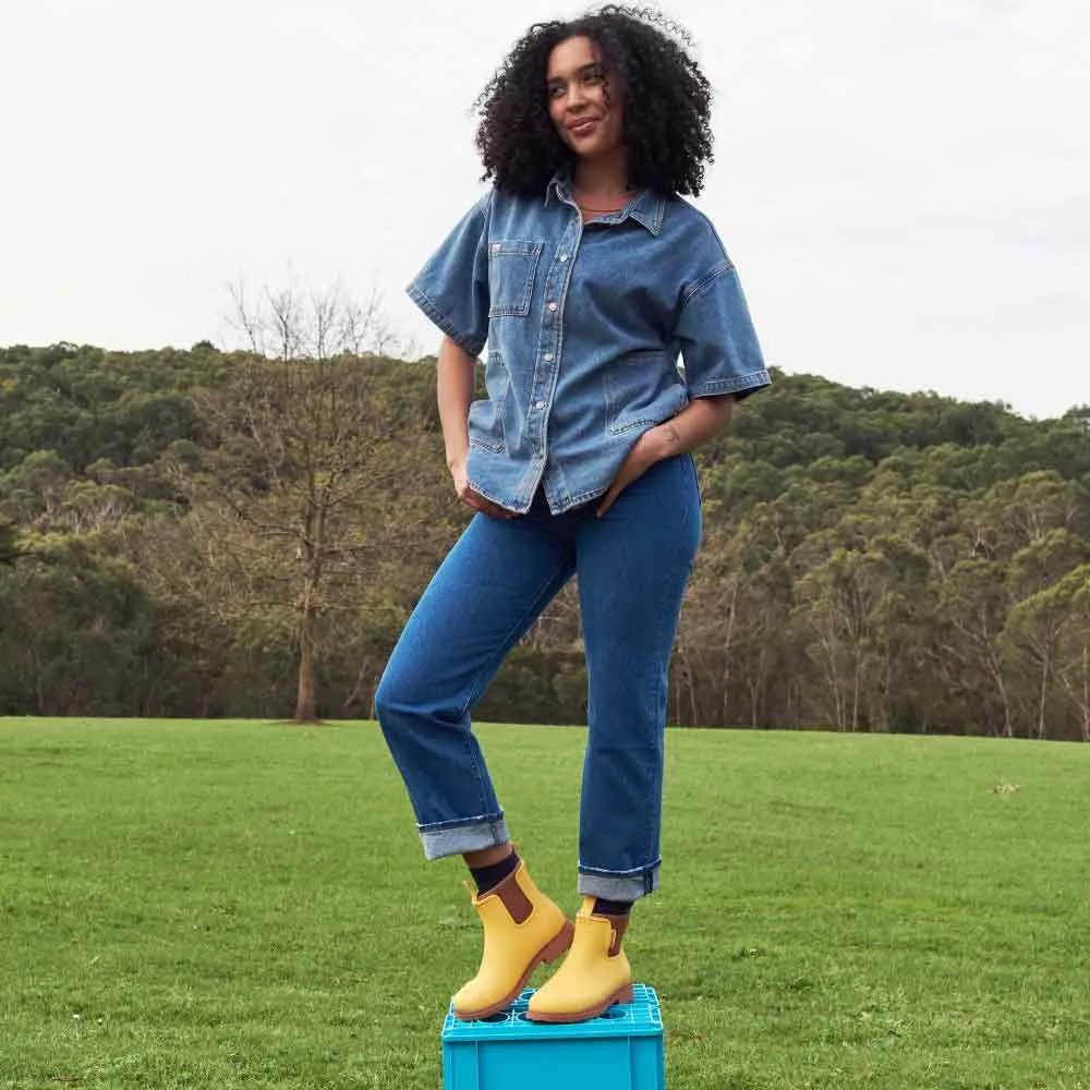 Merry People Bobbi Gumboots - Sunflower Yellow