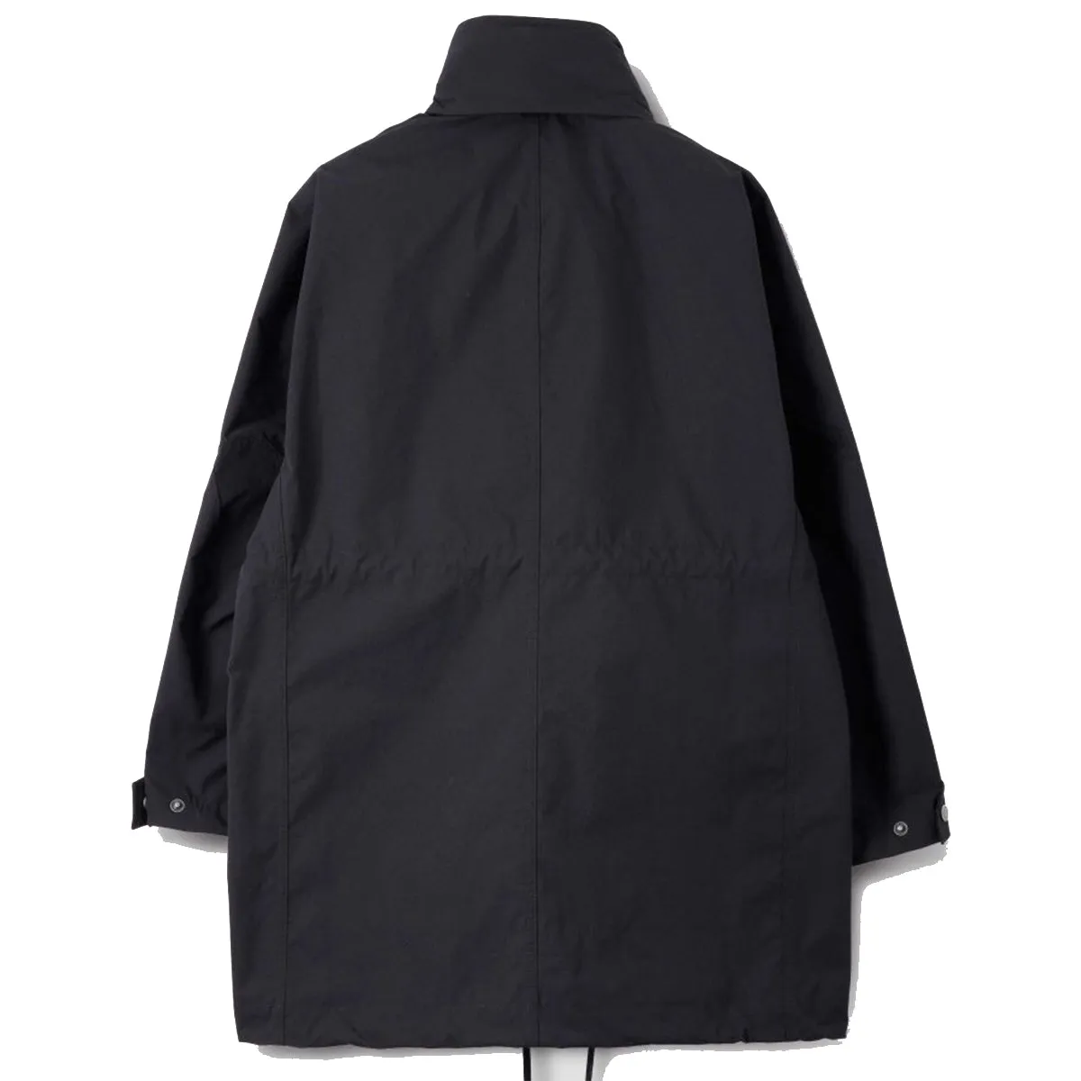 MHL W' Stand Collar Parka Paper Dry Polyester  Black