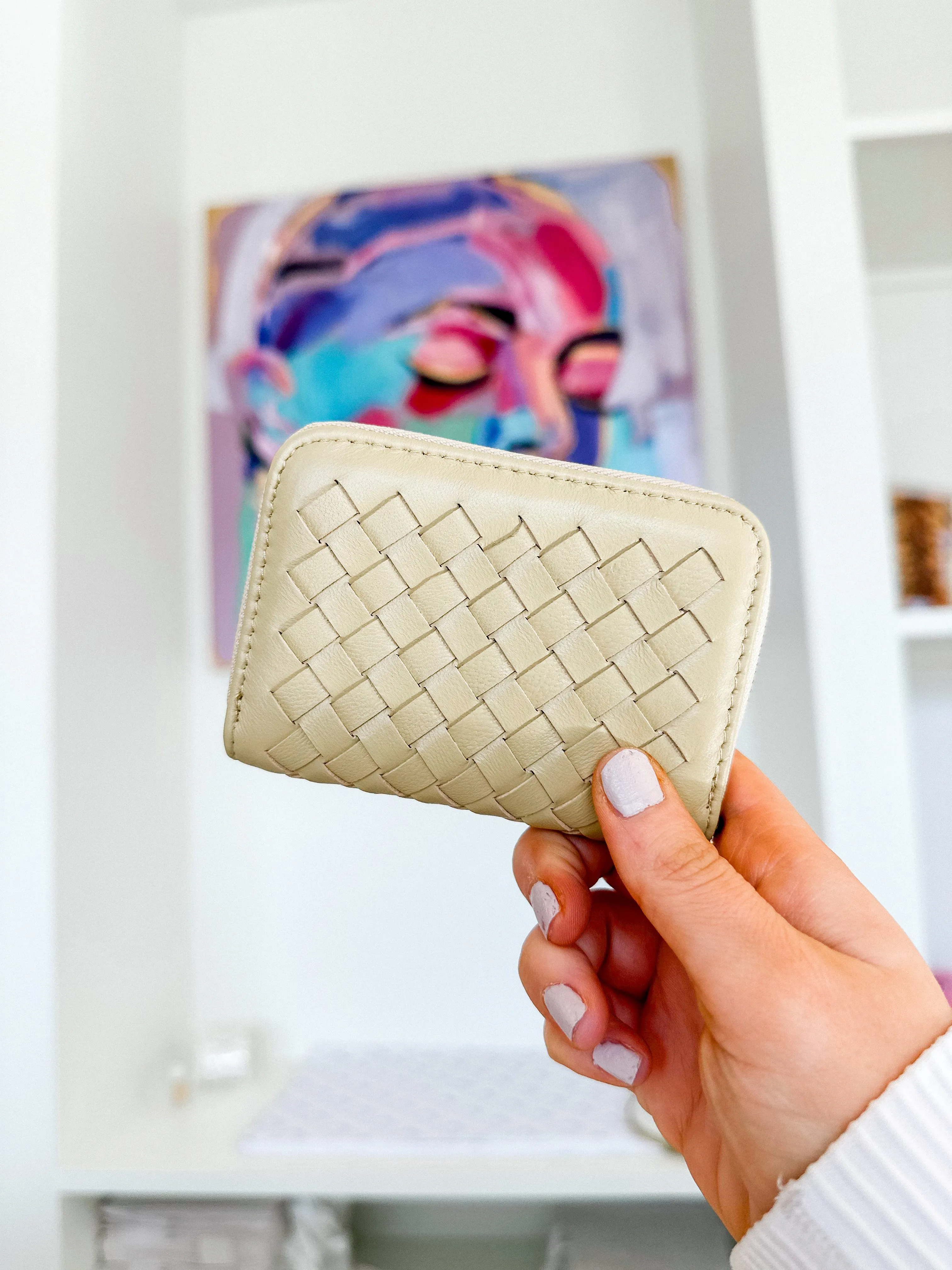 Mini Woven Wallet