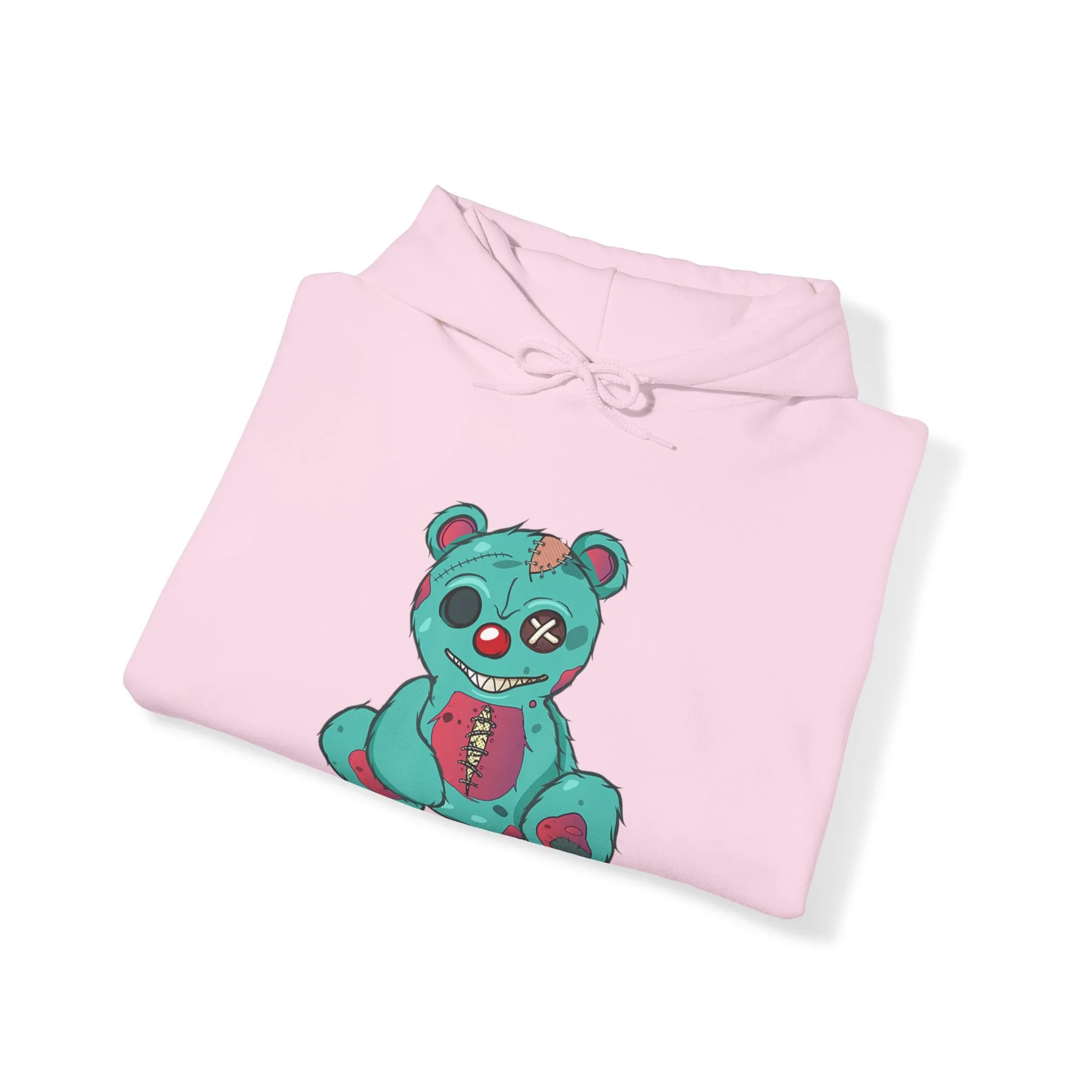 Missing Eye Teddy Bear Hoodie