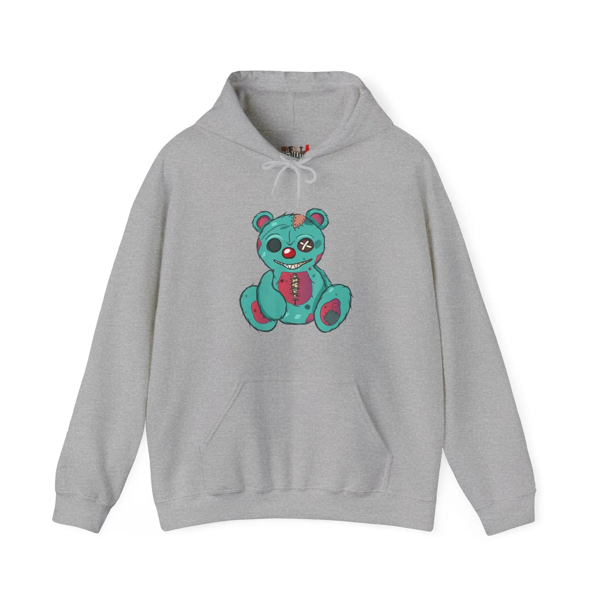 Missing Eye Teddy Bear Hoodie
