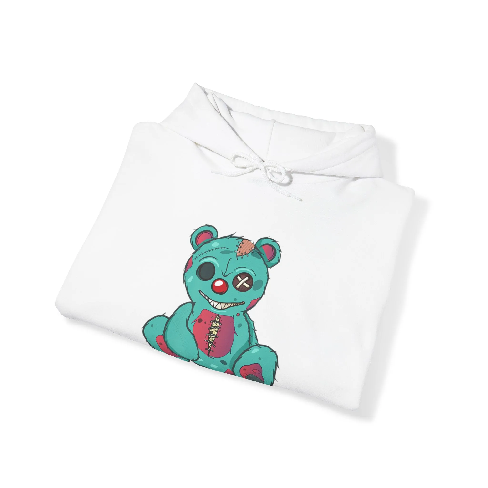 Missing Eye Teddy Bear Hoodie