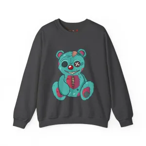 Missing Eye Teddy Bear Sweatshirt