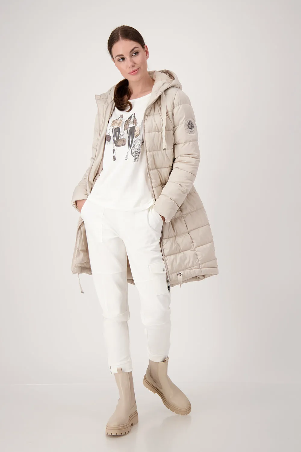 Monari Quilted Coat M806479