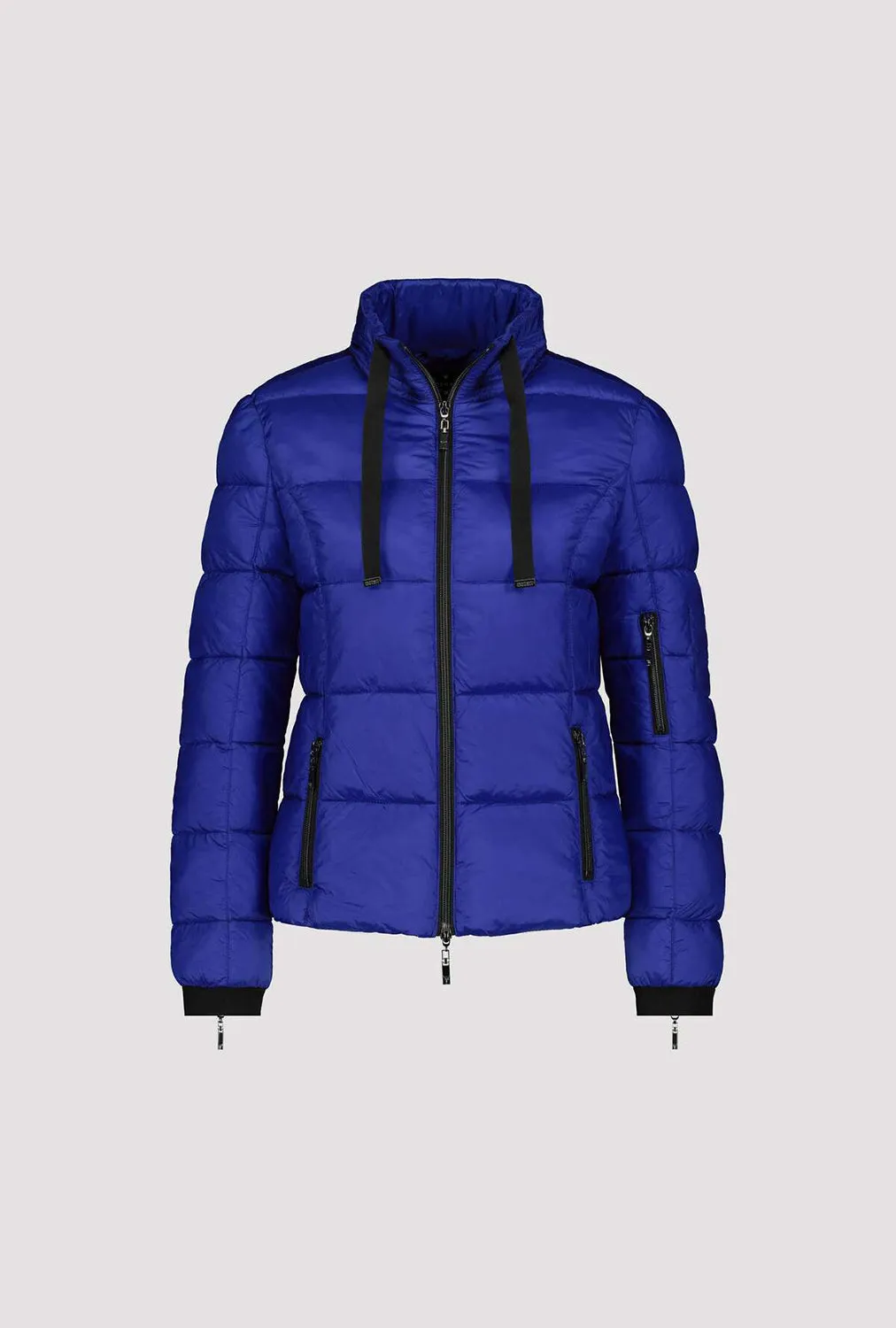 Monari Quilted Jacket With Zip Trim at Sleeves M806692