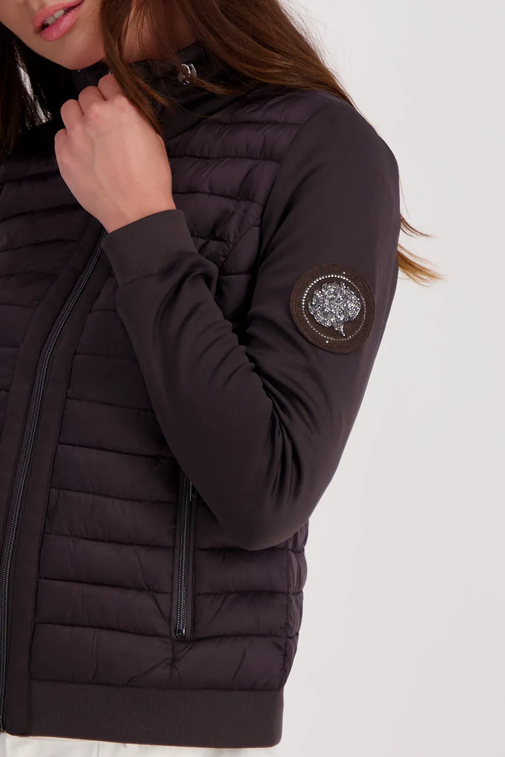 Monari Quilted Neoprene Jacket M806432
