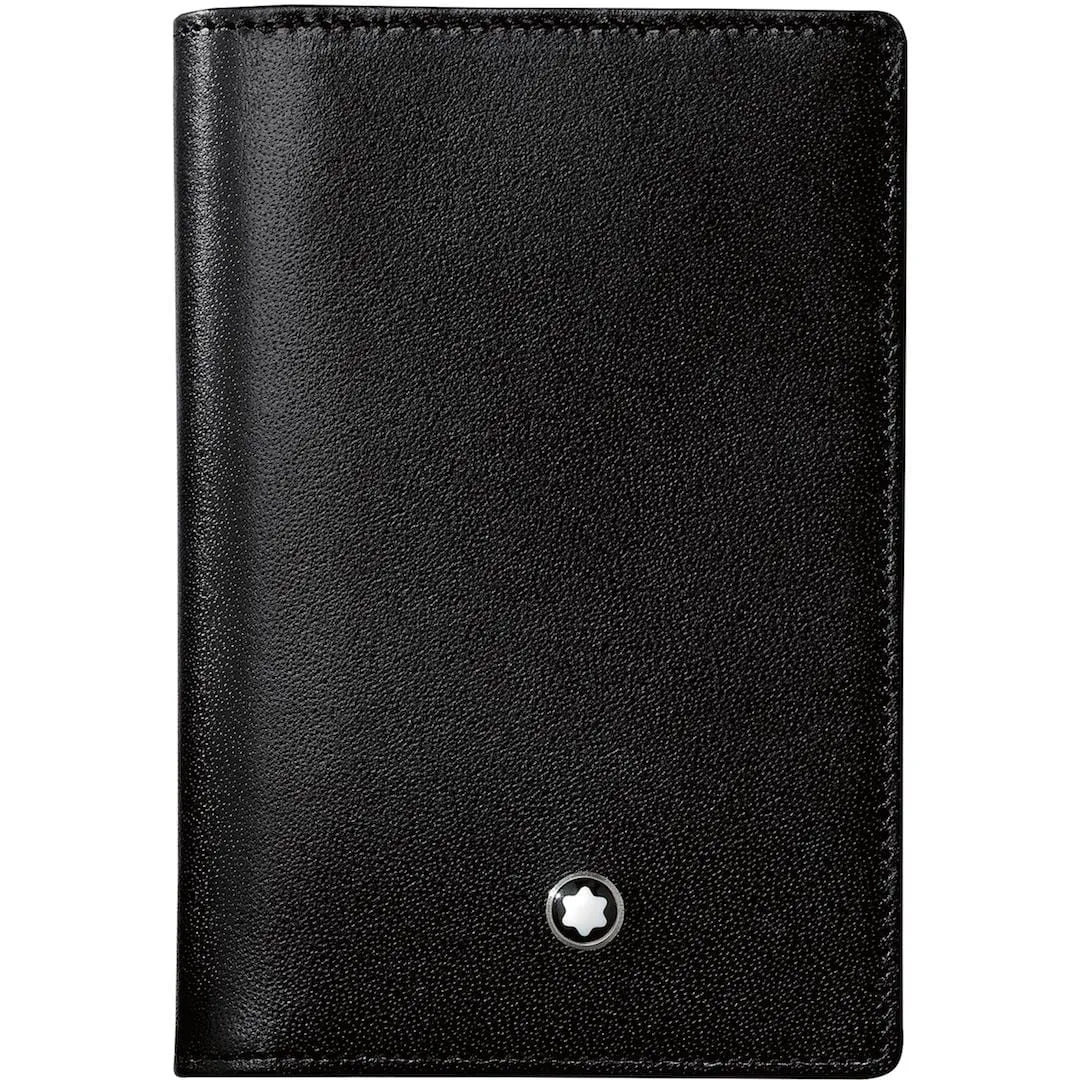 Montblanc Black Leather Meisterstuck Business Card Holder