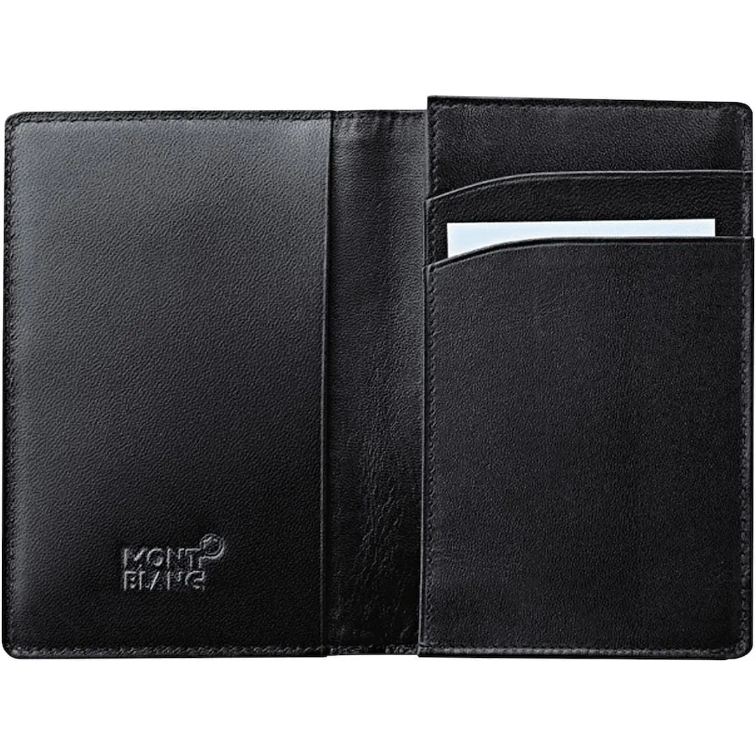 Montblanc Black Leather Meisterstuck Business Card Holder