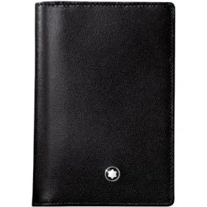 Montblanc Black Leather Meisterstuck Business Card Holder