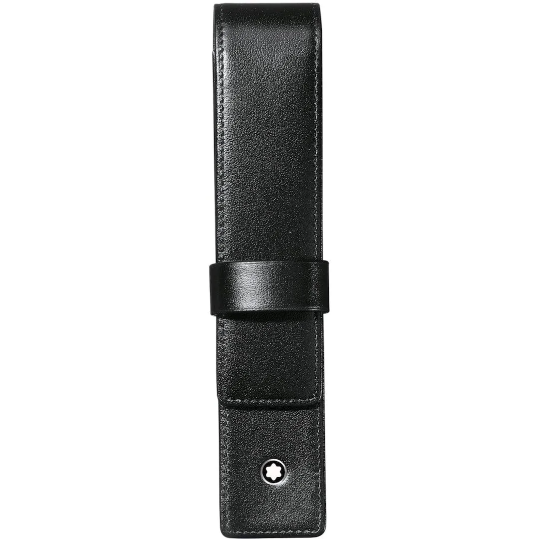 Montblanc Siena Black Leather Meisterst&uuml;ck 2 Pen Pouch