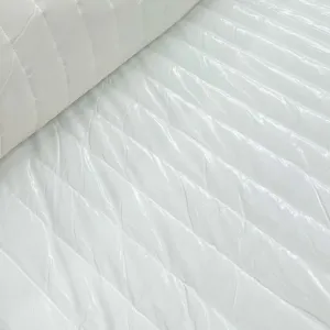 Montcler Mirror Pu Fabric White 140 cm