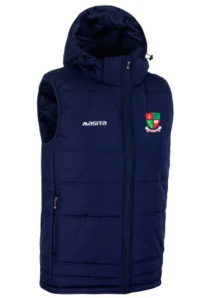 Mostrim Ladies Pop Up Shop Nova Sleeveless Navy Gilet Adult