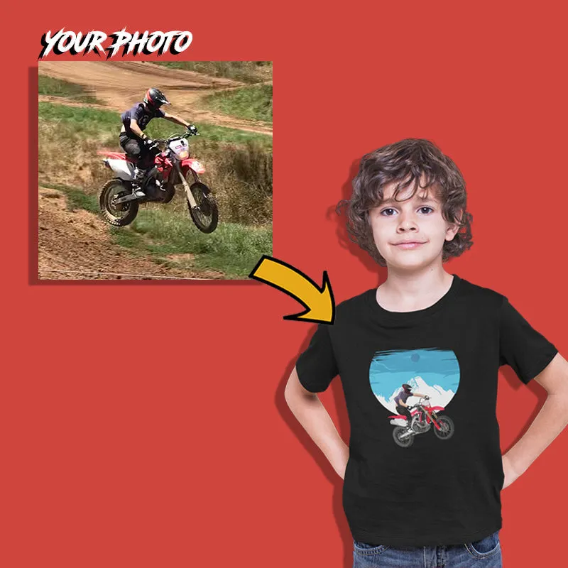 Motorcycles | Custom Print for Kids | Unisex T-shirt