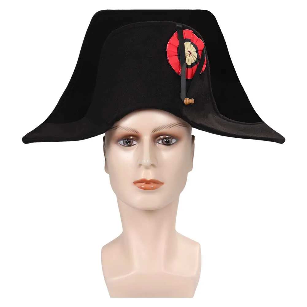 Napoleon Captain Hat Cosplay Cap Halloween Carnival Accessories