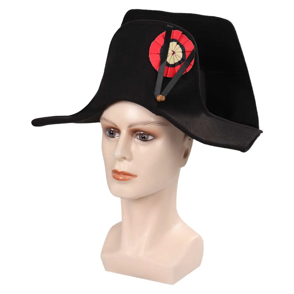 Napoleon Captain Hat Cosplay Cap Halloween Carnival Accessories