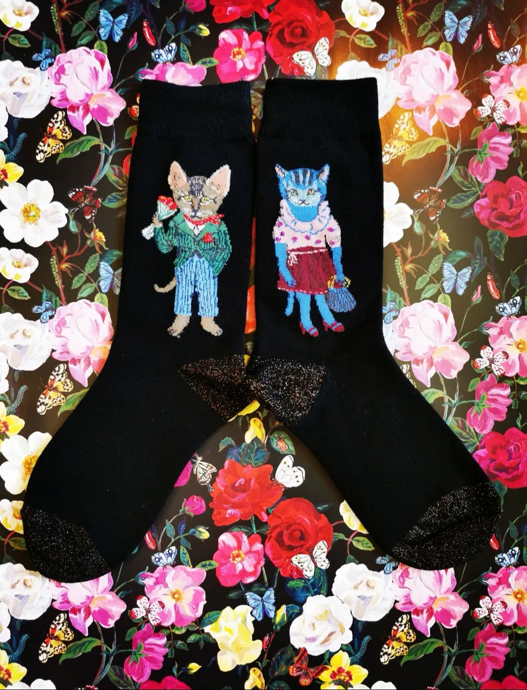 Nathalie Lete cat socks