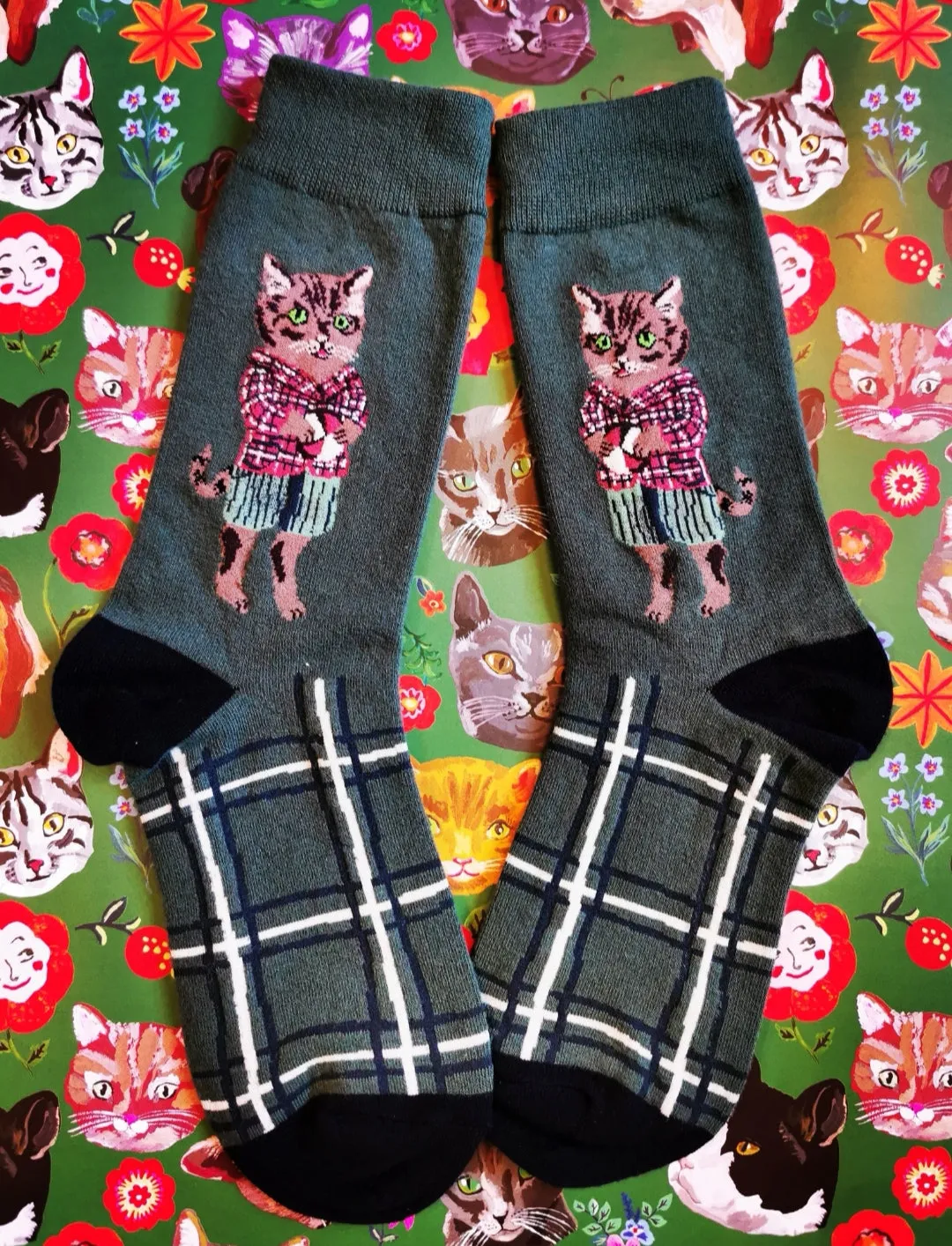 Nathalie Lete cat socks